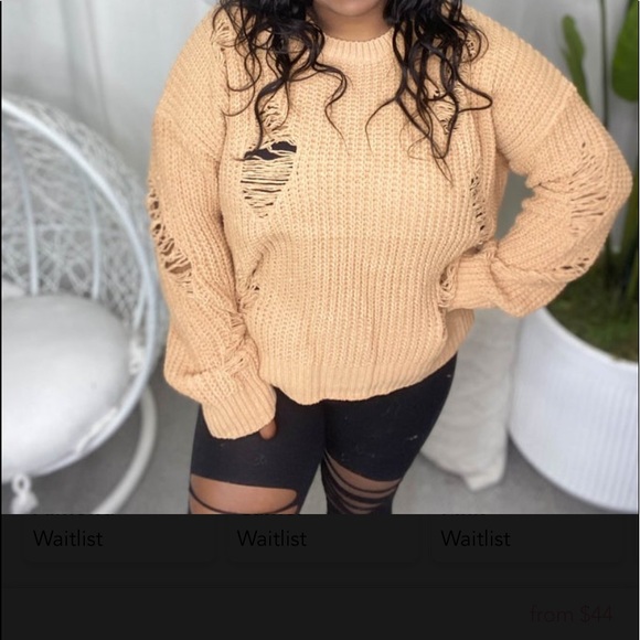 🆕POL DISTRESSED SWEATER🆕 - Picture 4 of 11